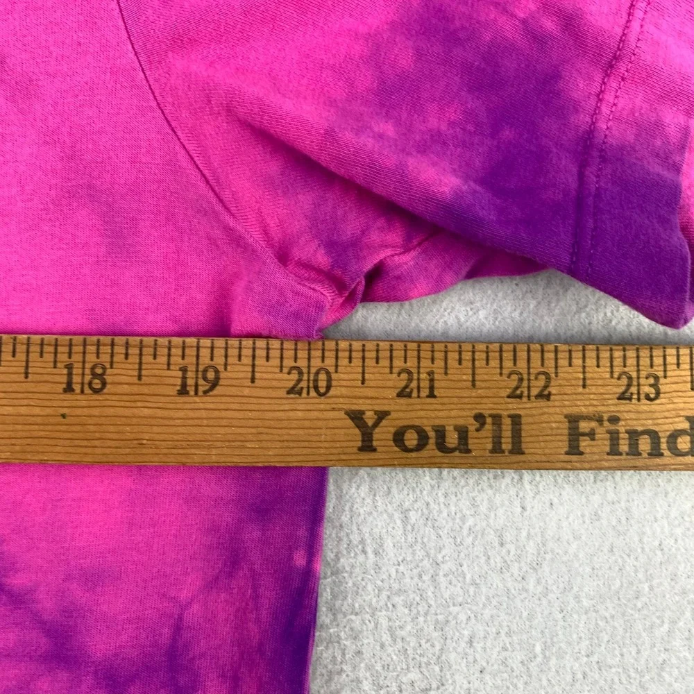 Nike Air T-Shirt Mens Medium Pink Tie Dye Short Sleeve Logo Swoosh Graphic Tee